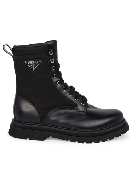 prada shoes boots mens|Prada genuine leather boots.